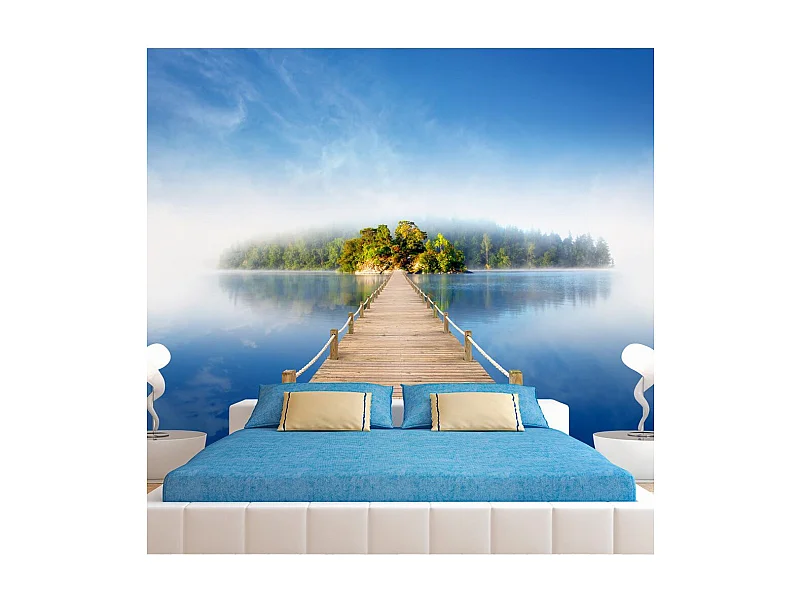 Papier Peint "Ile Tropicale" 70 x 100 cm