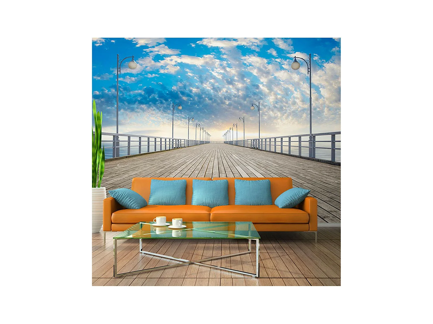 Papier Peint "Jetée" 140 x 200 cm