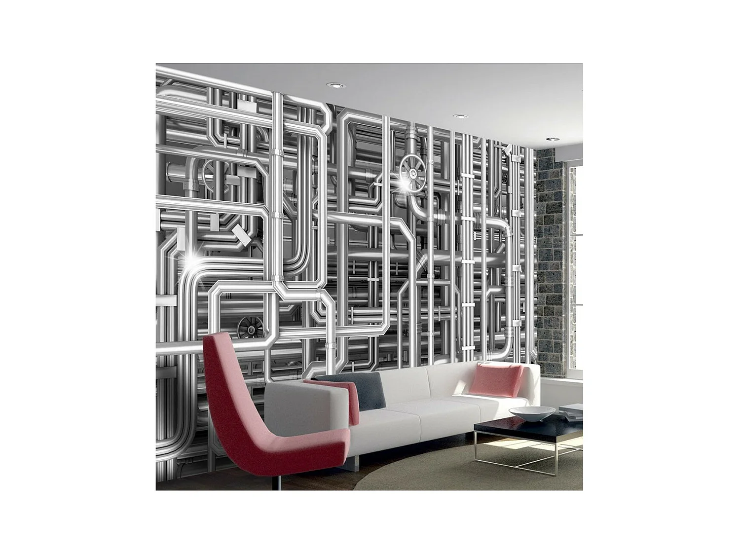 Papier Peint "Urban Maze" 175 x 250 cm