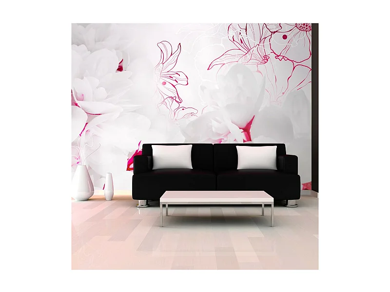 Papier Peint "Enveloped in White" 140 x 200 cm