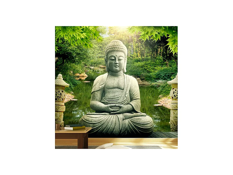 Papier Peint "Buddha's Garden" 105 x 150 cm