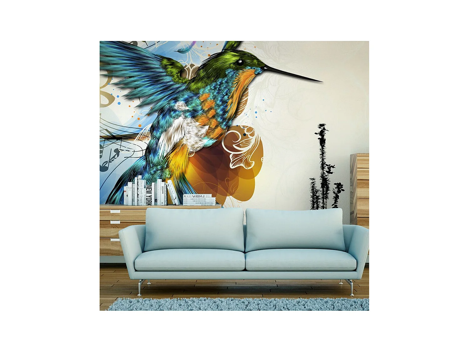 Papier Peint "Marvelous Bird" 231 x 300 cm