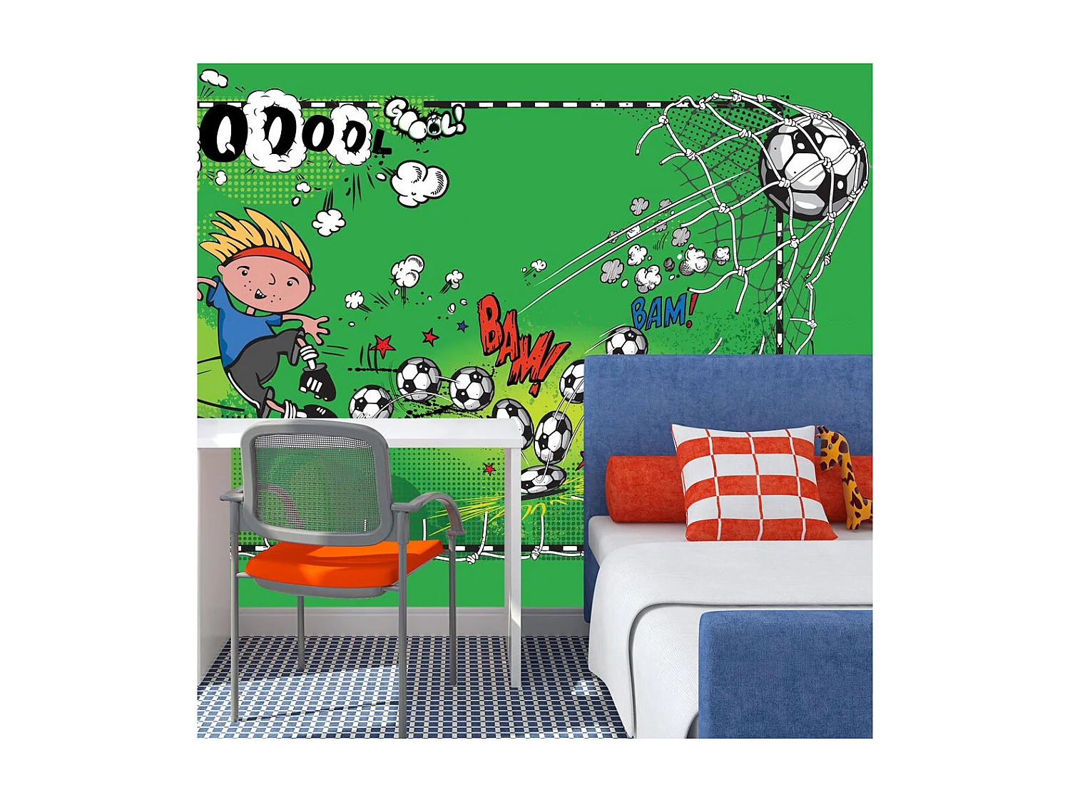 Papier Peint "First Gol" 105 x 150 cm