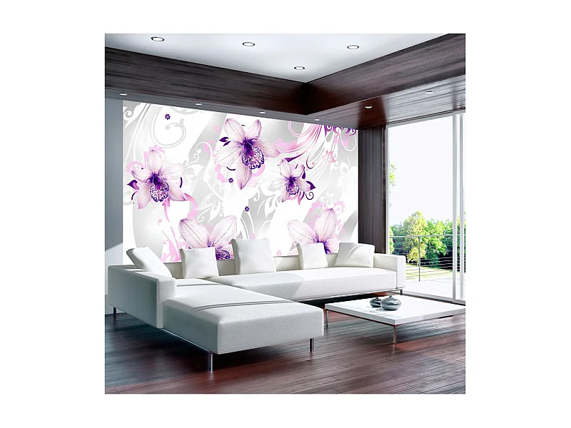 Papier Peint "Sounds of Subtlety Violet" 140 x 200 cm