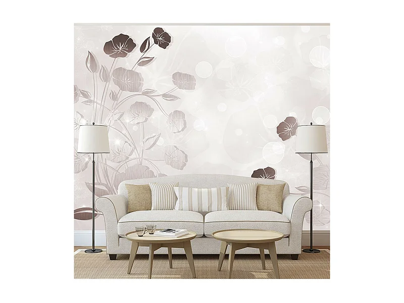 Papier Peint "Gentleness of Flowers" 70 x 100 cm