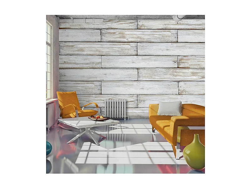 Papier Peint "Tissage de Bois" 245 x 350 cm