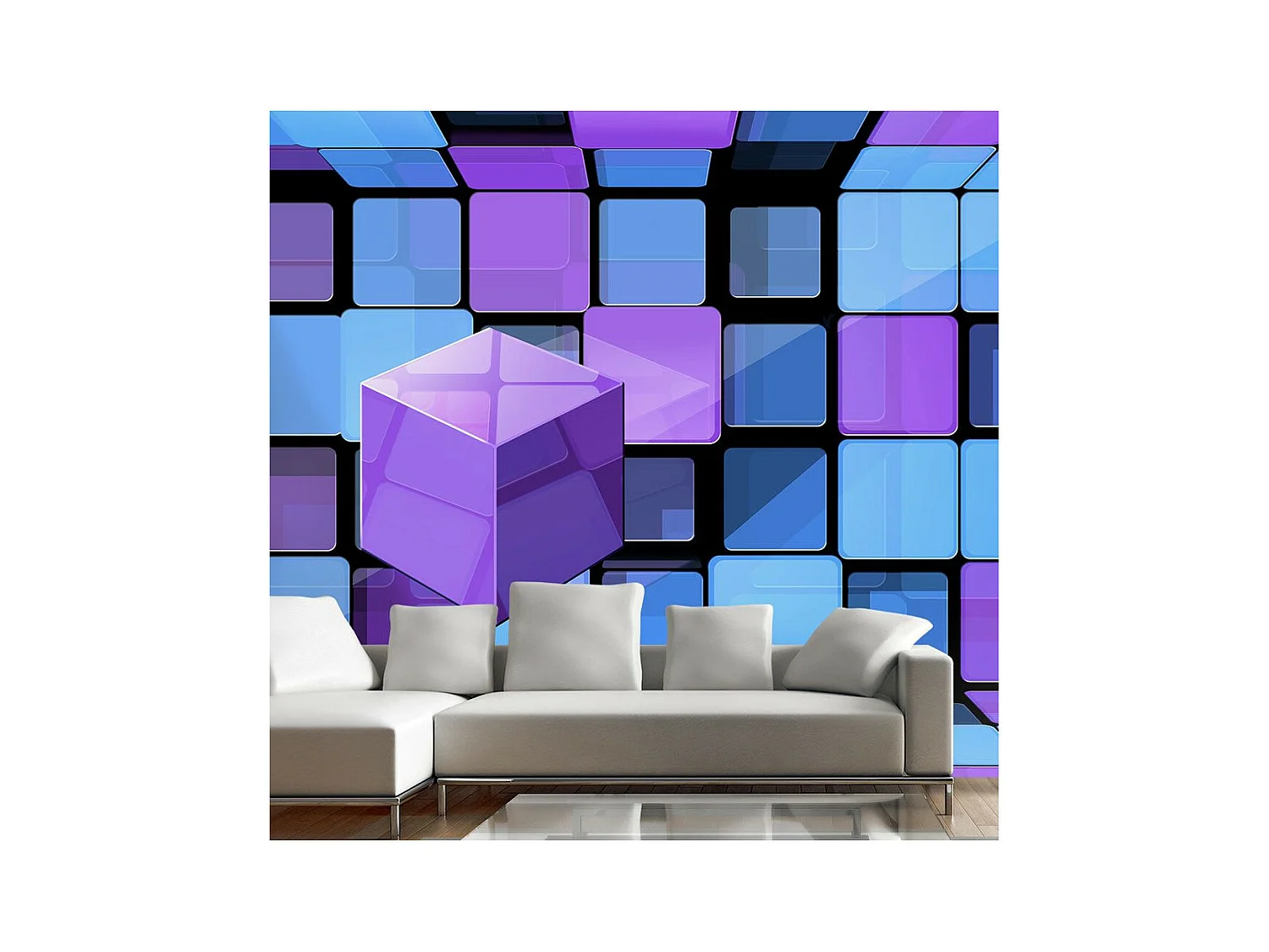 Papier Peint "Cube : Variation" 210 x 300 cm