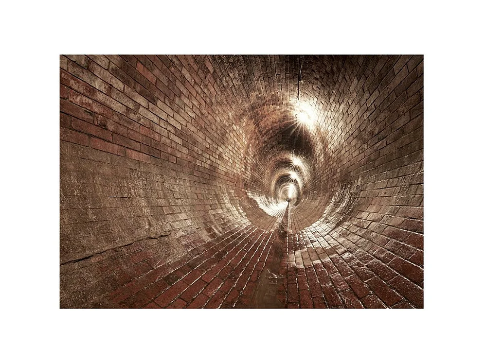 Papier Peint "Underground Corridor" 70 x 100 cm