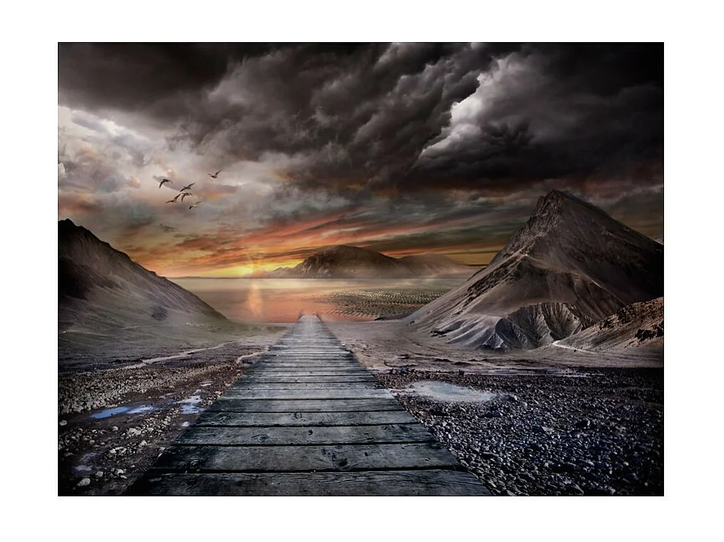 Papier Peint "Lieu Abandonné" 193 x 250 cm