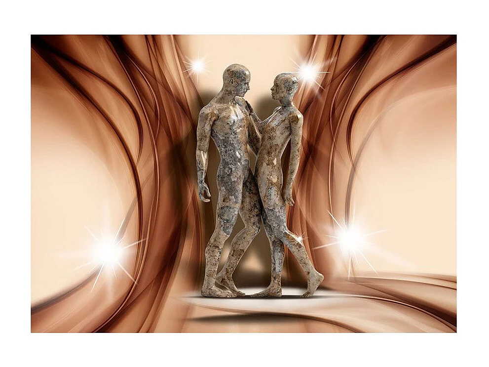 Papier Peint "Stone Couple" 245 x 350 cm