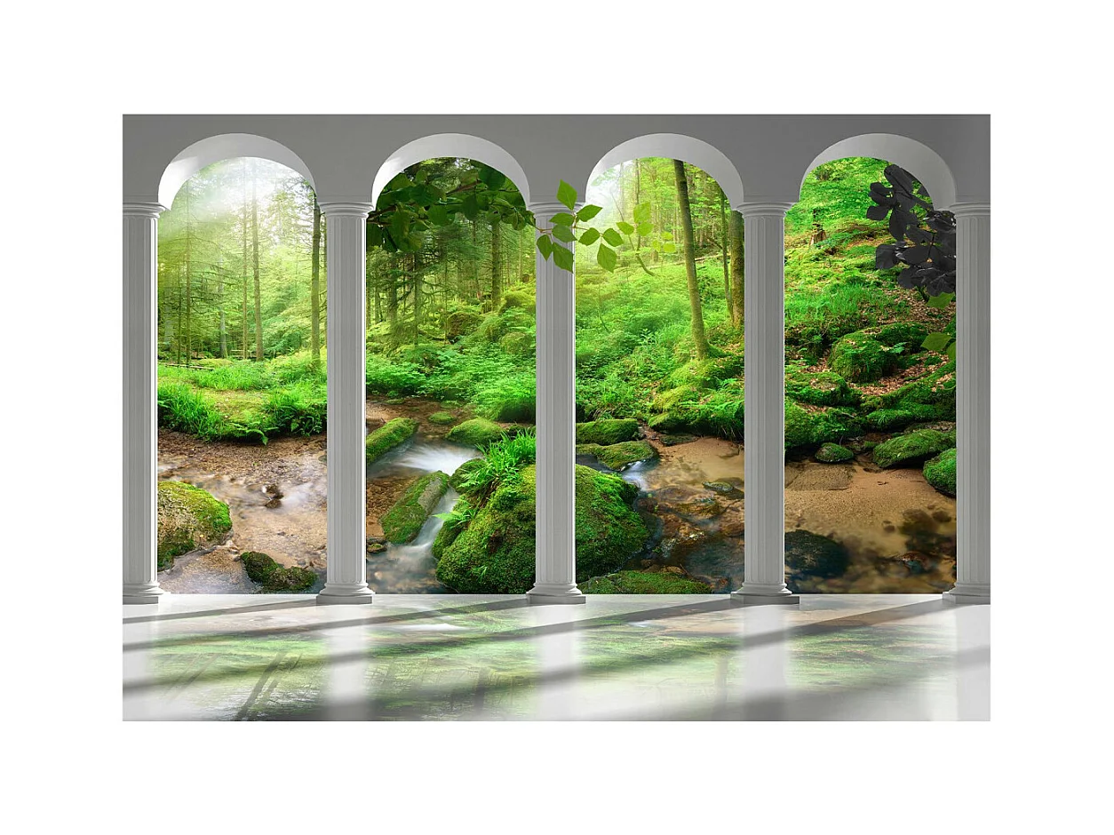 Papier Peint "Pillars & Forest" 245 x 350 cm