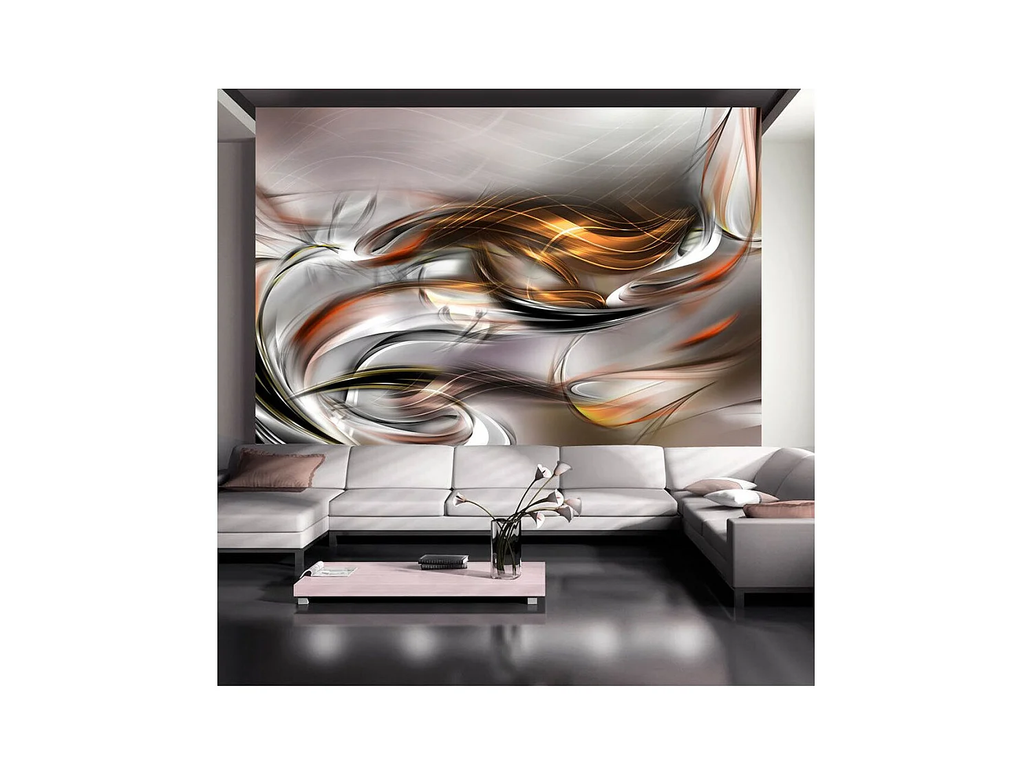 Papier Peint "Golden Cloud" 245 x 350 cm