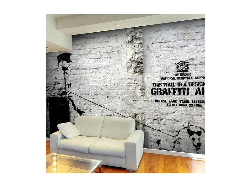 Papier Peint "Banksy - Graffiti Area" 280 x 400 cm