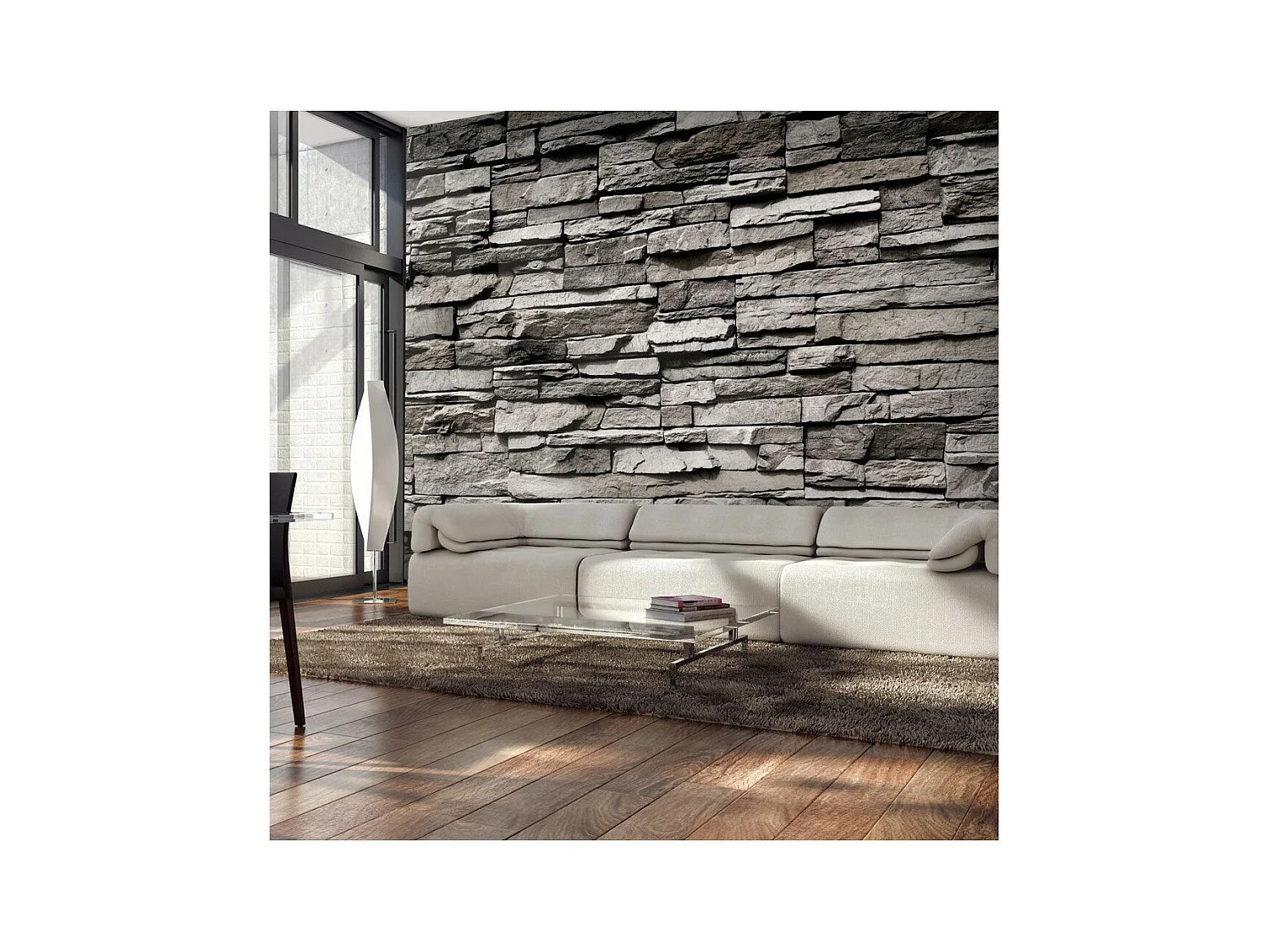 Papier Peint "Granite Bastion" 245 x 350 cm