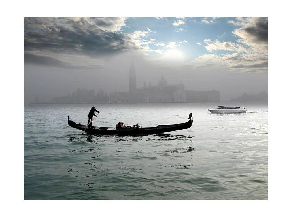 Papier Peint "Un Petit Tour en Gondole à Venise" 270 x 350 cm