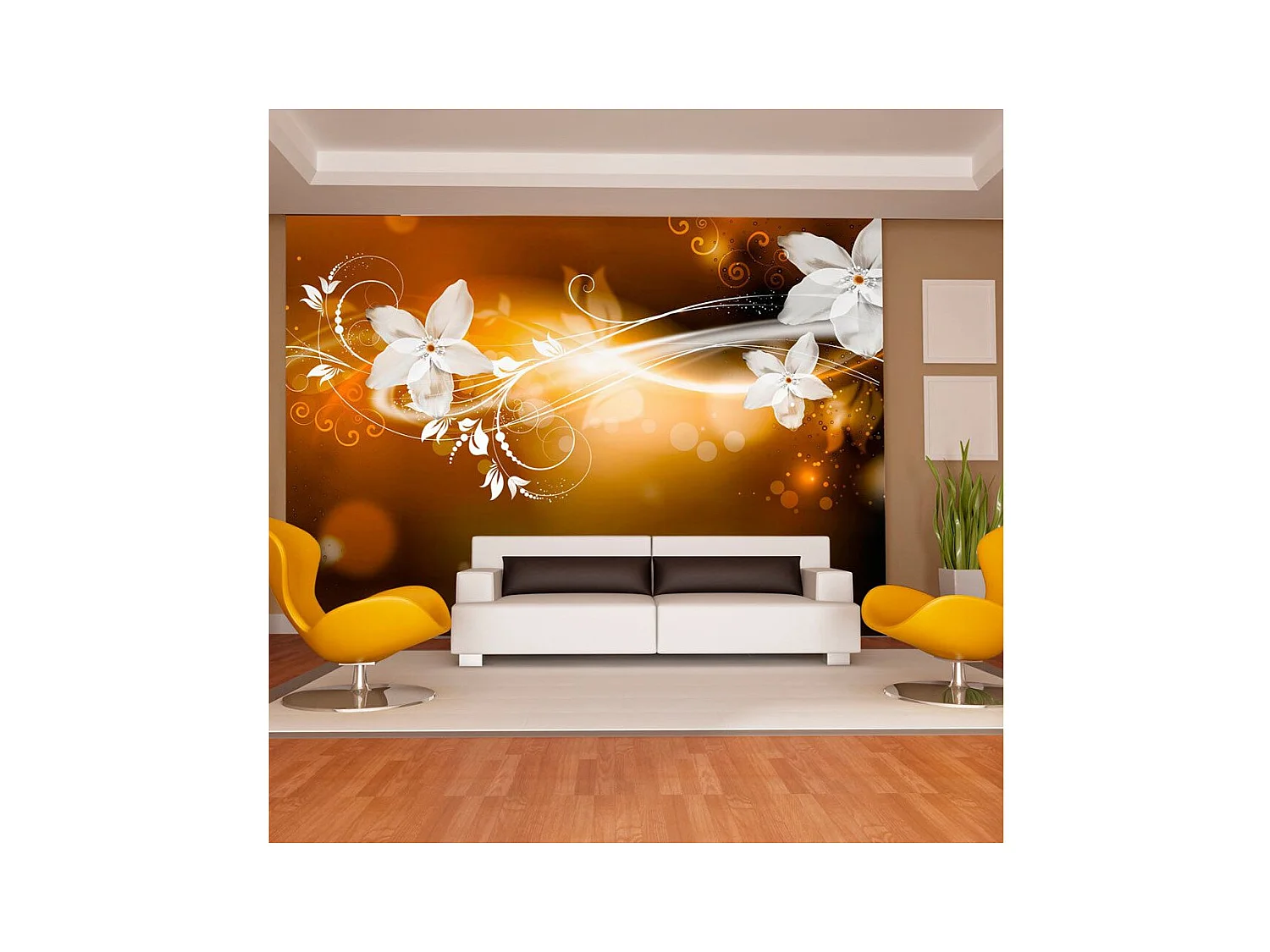 Papier Peint "Snow Flower" 175 x 250 cm