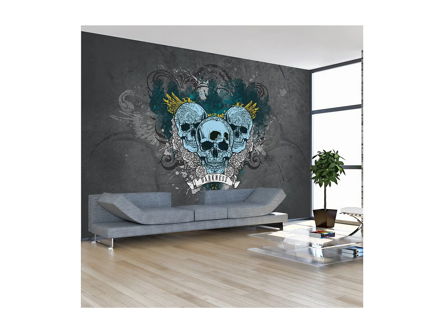 Papier Peint "Darkness III" 175 x 250 cm