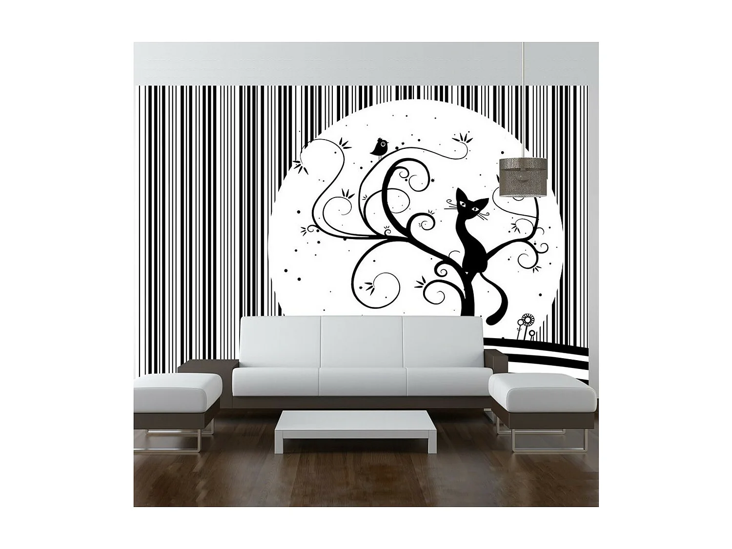 Papier Peint "Cat's Melody III" 105 x 150 cm