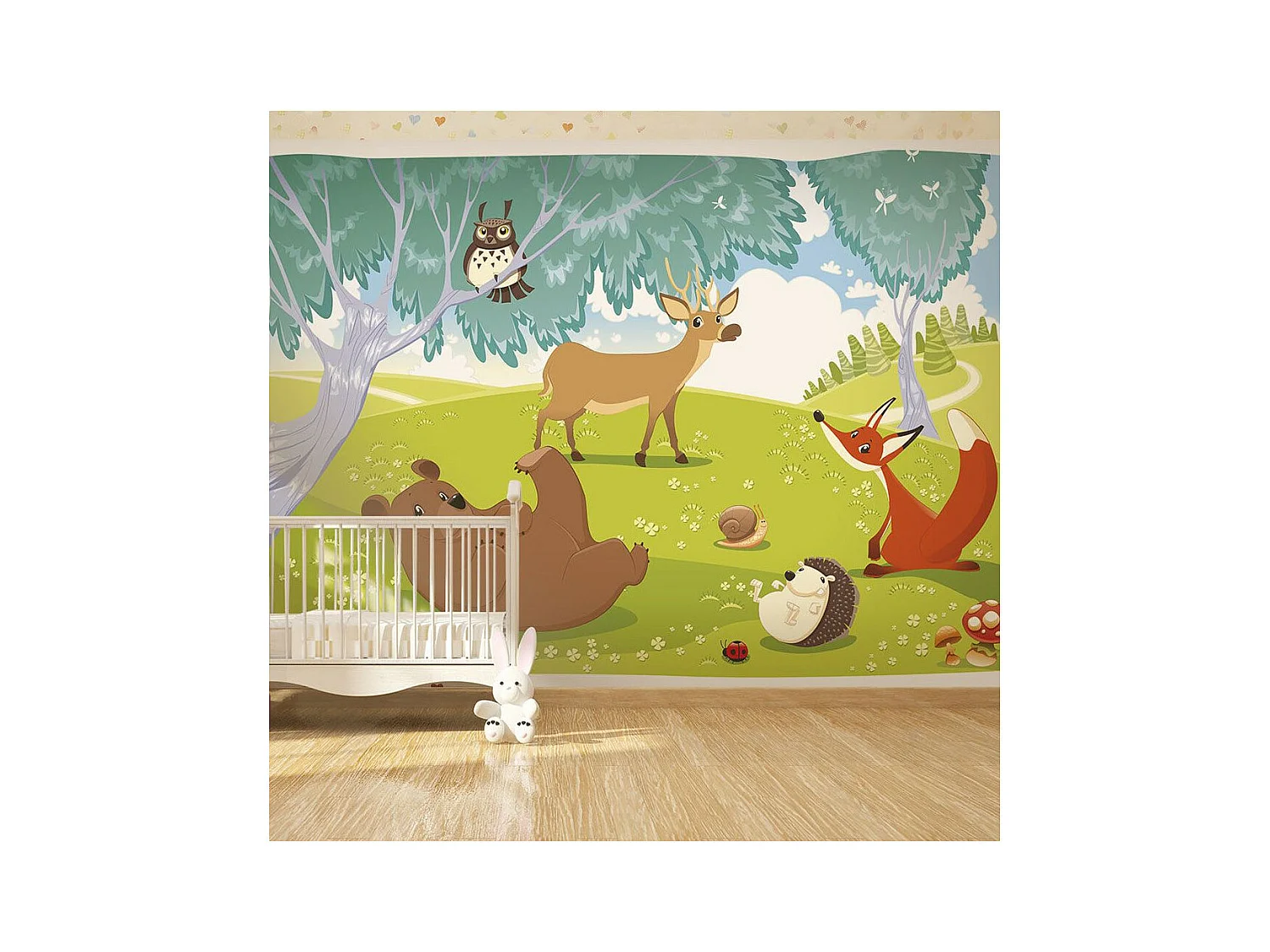 Papier Peint "Animaux Hilares" 210 x 300 cm