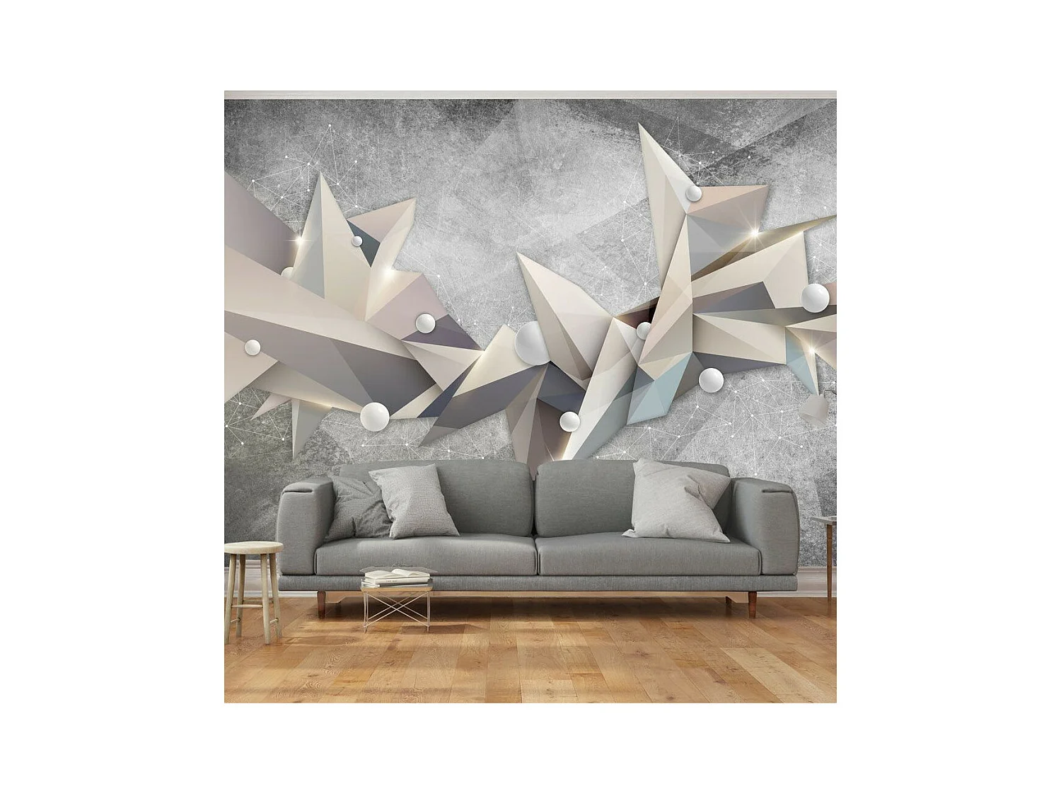 Papier Peint "Geometrical Constellation" 70 x 100 cm