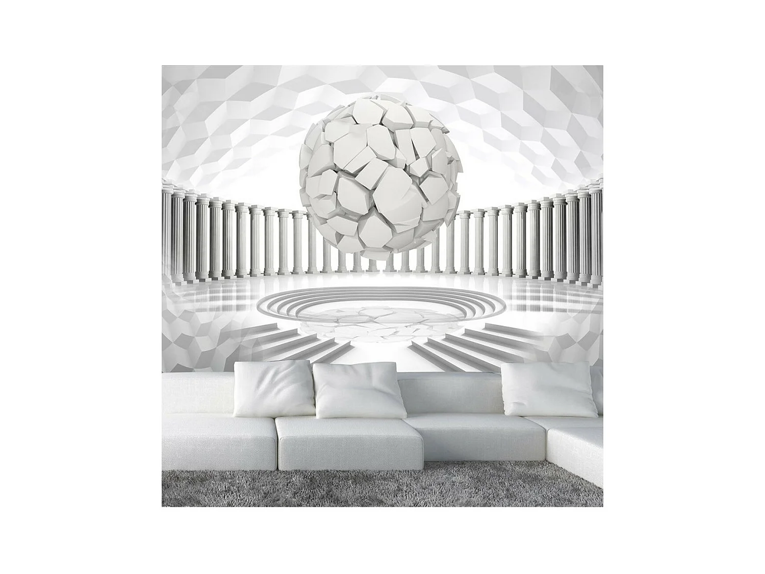 Papier Peint "Hidden Geometry" 105 x 150 cm
