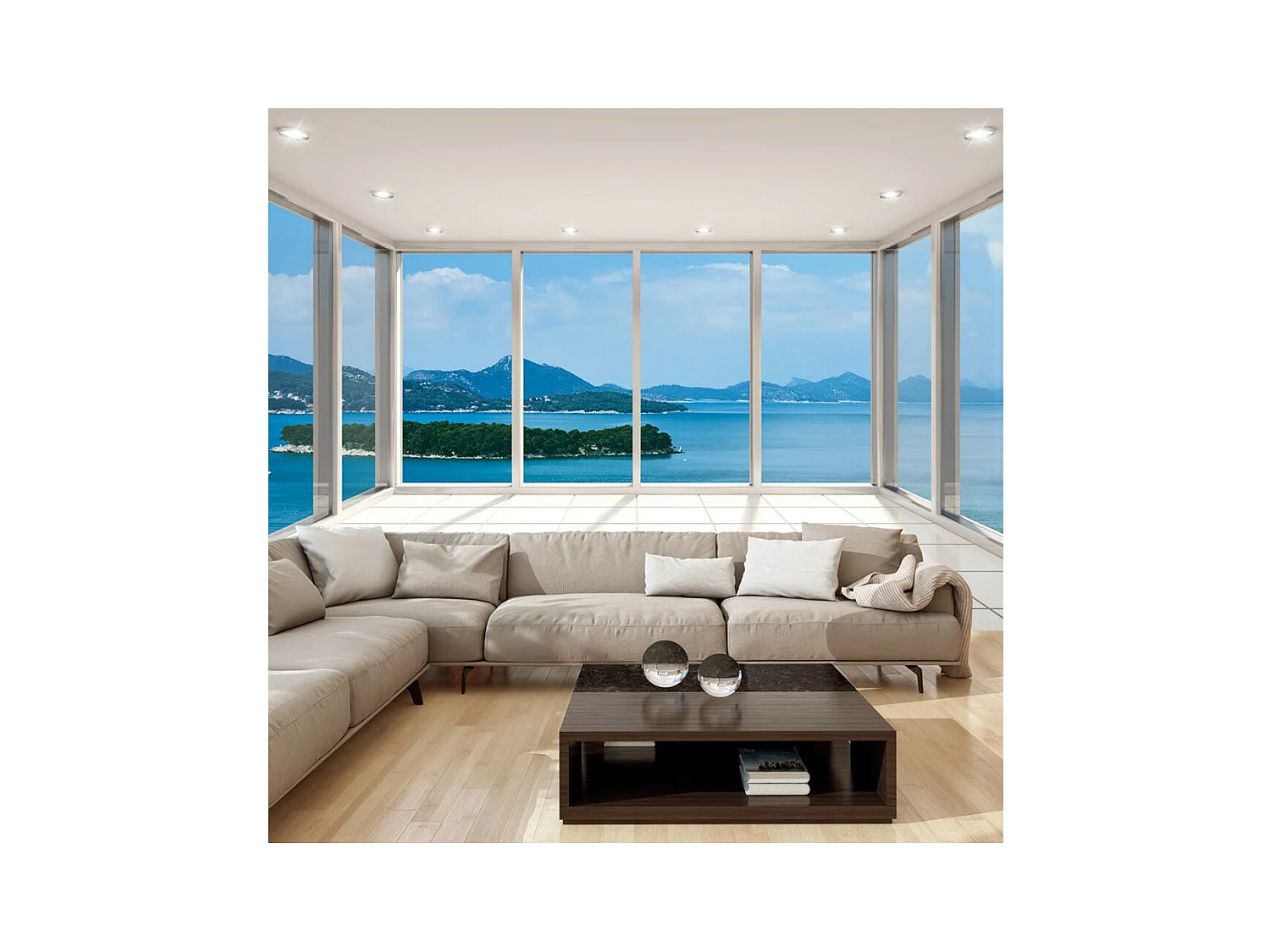 Papier Peint "Delightful View" 140 x 200 cm