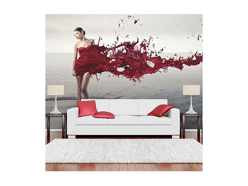 Papier Peint "Red Beauty" 270 x 350 cm