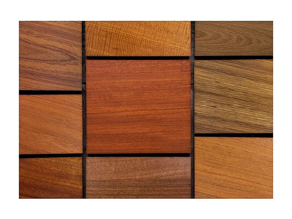 Papier Peint "Cubes en Bois" 245 x 350 cm