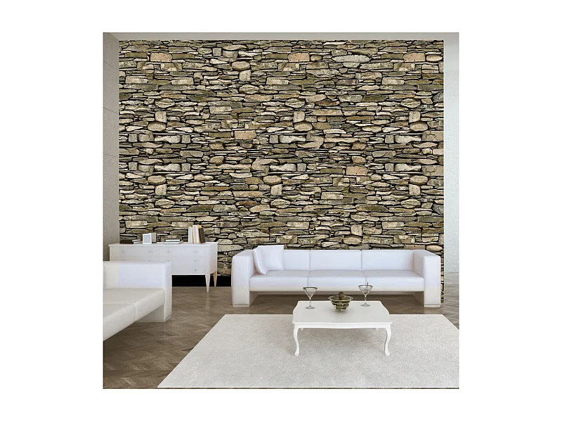 Papier Peint "Stone Wall" 70 x 100 cm