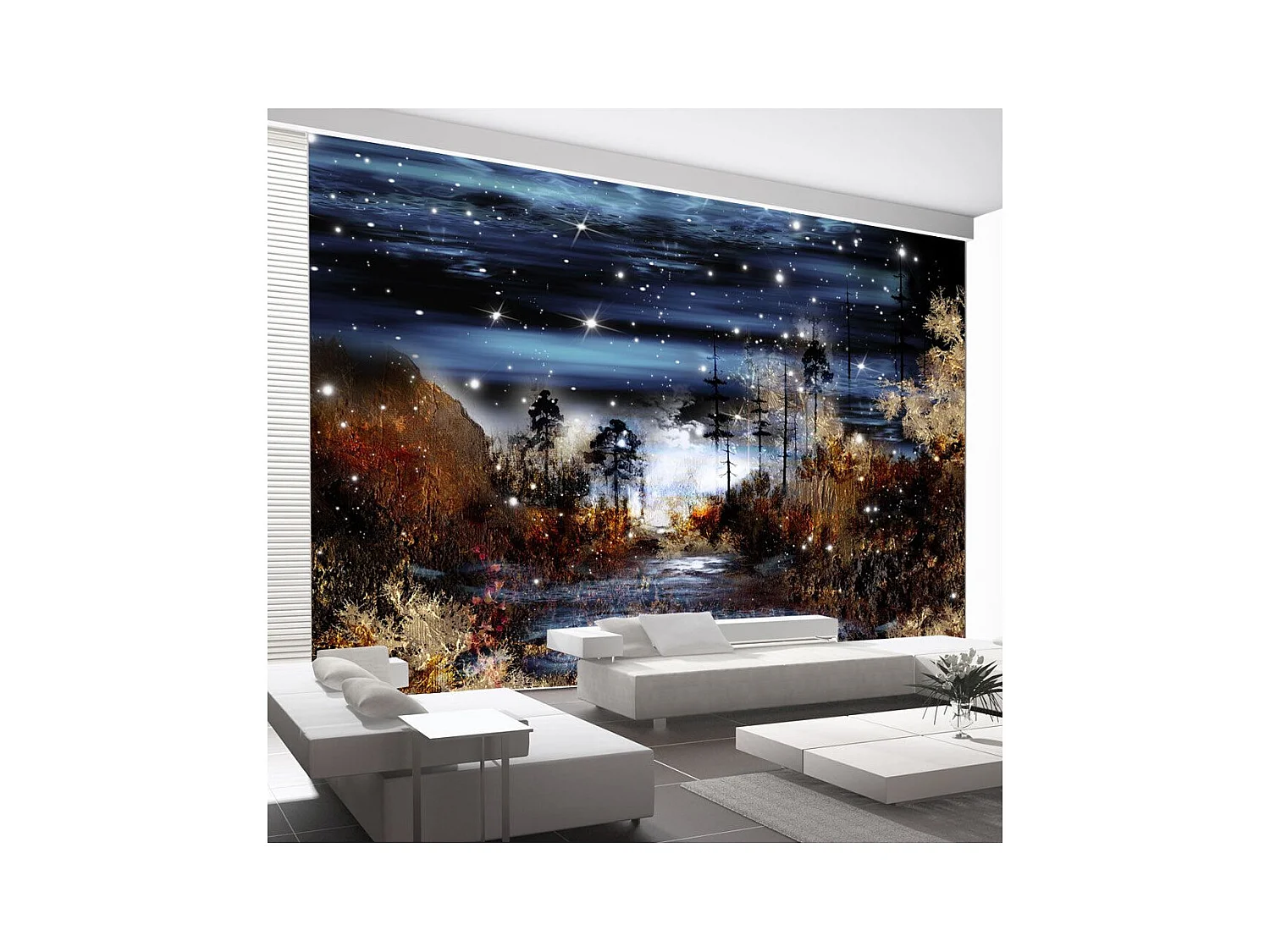 Papier Peint "Magical Forest" 175 x 250 cm