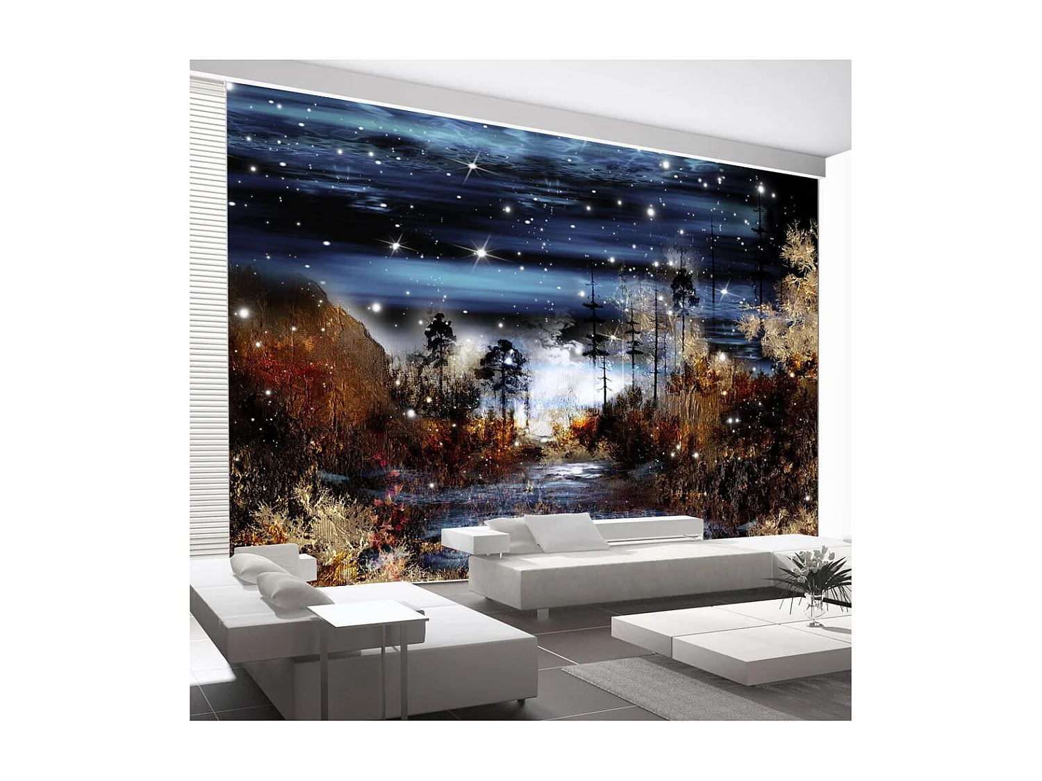 Papier Peint "Magical Forest" 175 x 250 cm