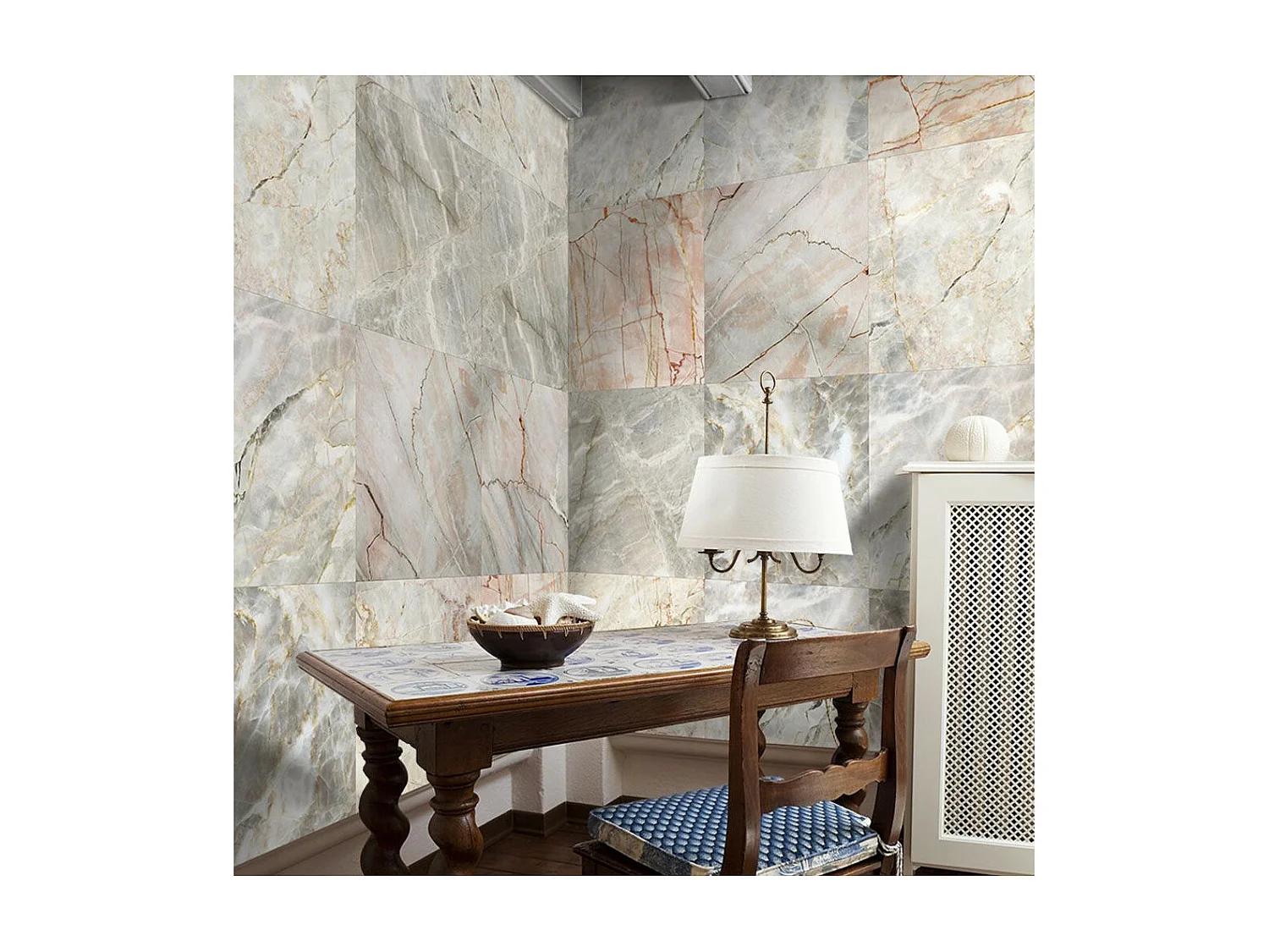Papier Peint "Marble Puzzle" 50x1000cm