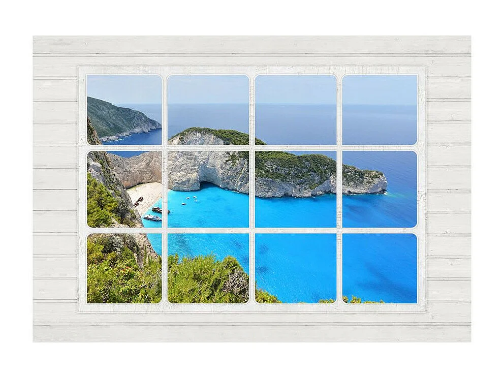 Papier Peint "Window on the World" 105 x 150 cm