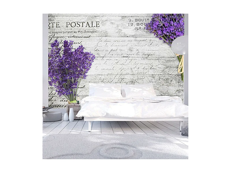 Papier Peint "Lavender Postcard" 140 x 200 cm