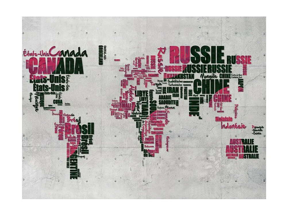 Papier Peint "World of Travel" 154 x 200 cm