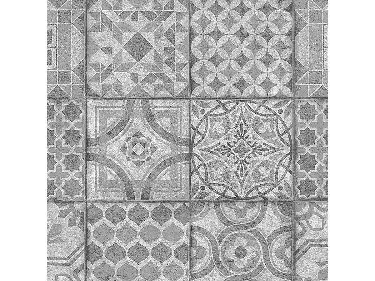 Rouleau Adhésif "Carrelage" 45x200cm Gris