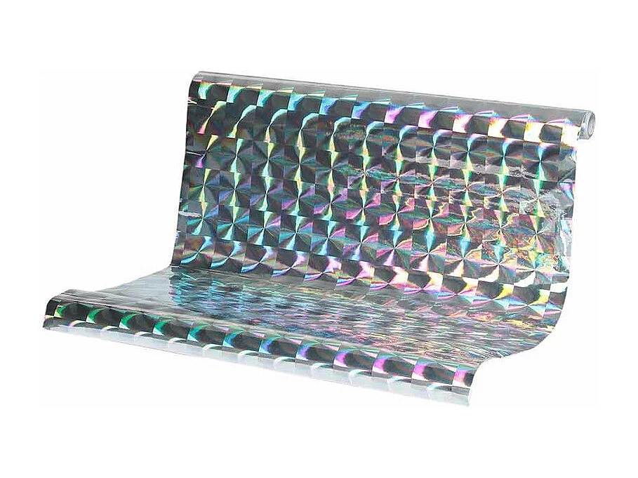 Rouleau Adhésif Fantaisie 45x200cm Argent