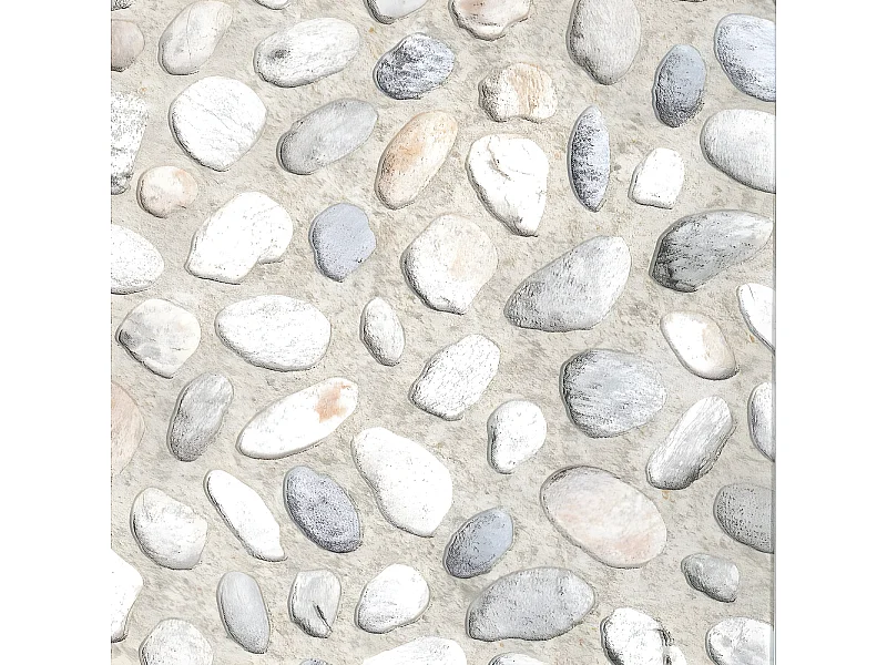 Rouleau Adhésif Fantaisie "Galets" 45x200cm Gris