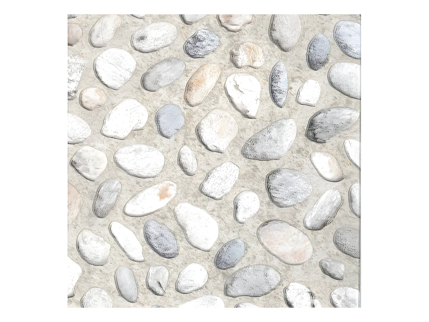 Rouleau Adhésif Fantaisie "Galets" 45x200cm Gris