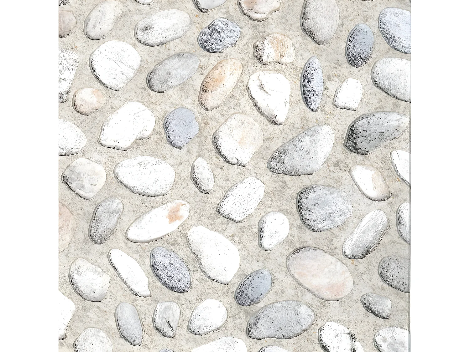 Rouleau Adhésif Fantaisie "Galets" 45x200cm Gris