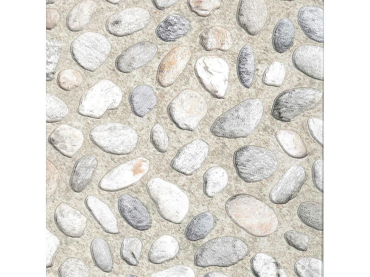 Rouleau Adhésif Fantaisie "Galets" 45x200cm Gris