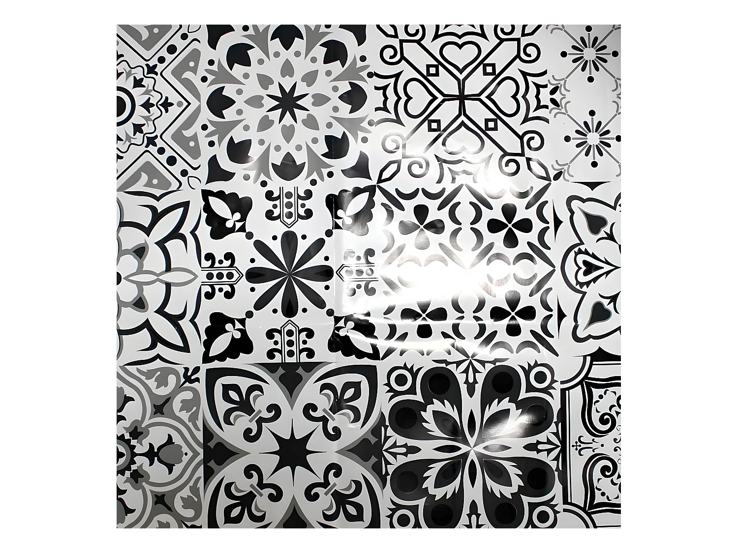 Rouleau Adhésif Fantaisie "Lisboa" 45x200cm Noir