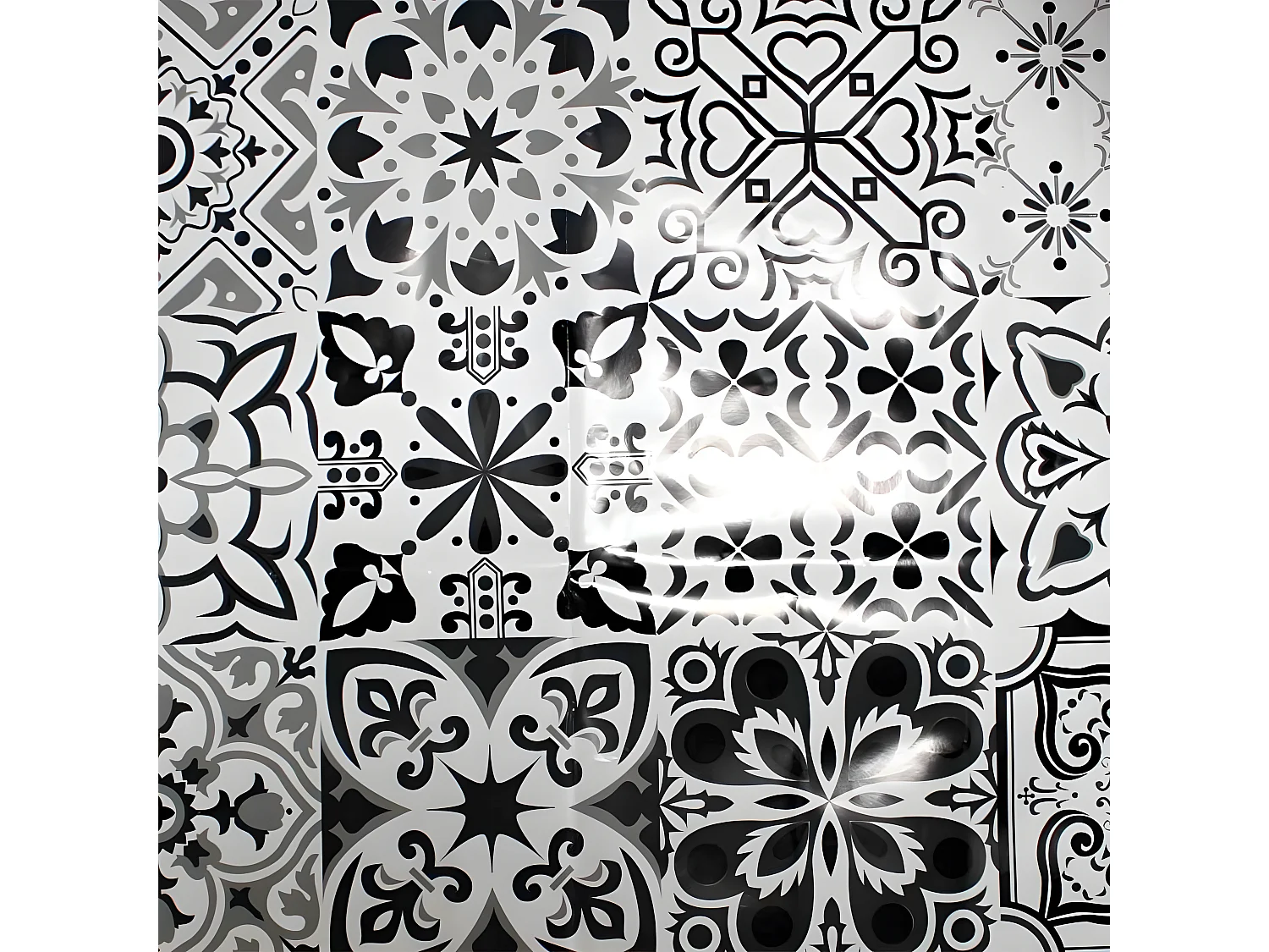 Rouleau Adhésif Fantaisie "Lisboa" 45x200cm Noir