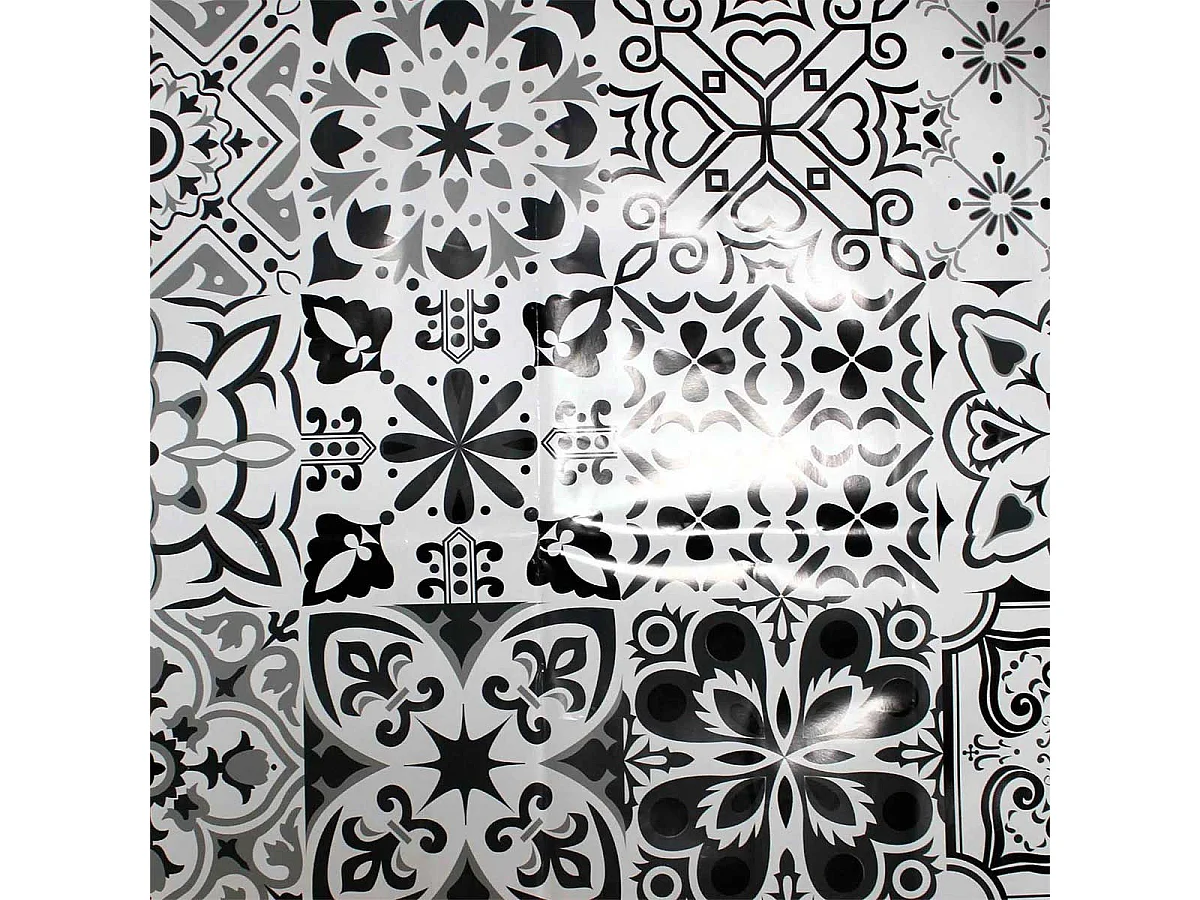 Rouleau Adhésif Fantaisie "Lisboa" 45x200cm Noir