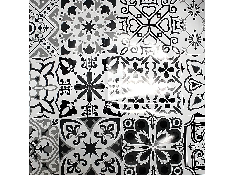 Rouleau Adhésif Fantaisie "Lisboa" 45x200cm Noir