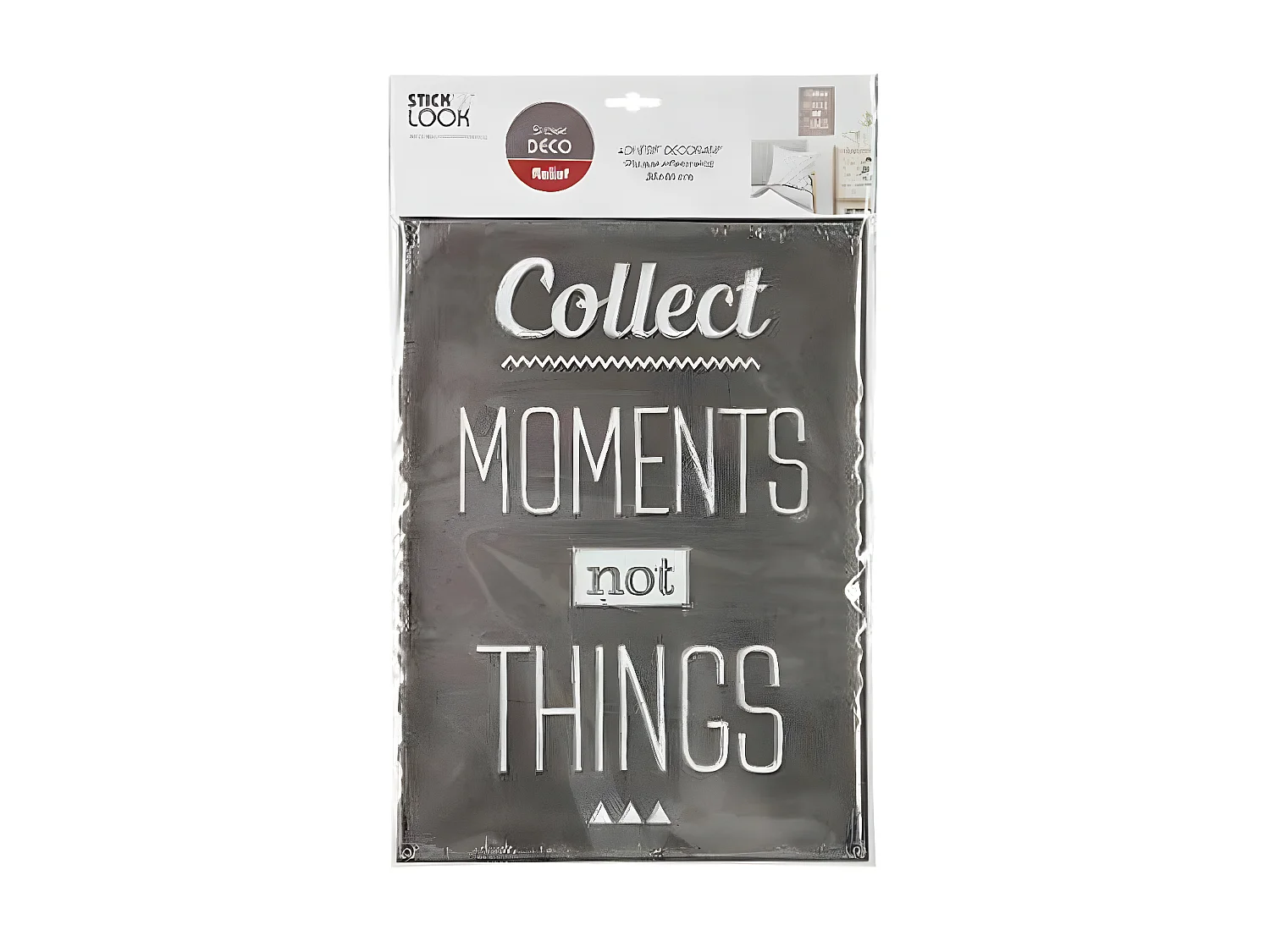 Sticker Relief "Moments" 30x40cm Noir