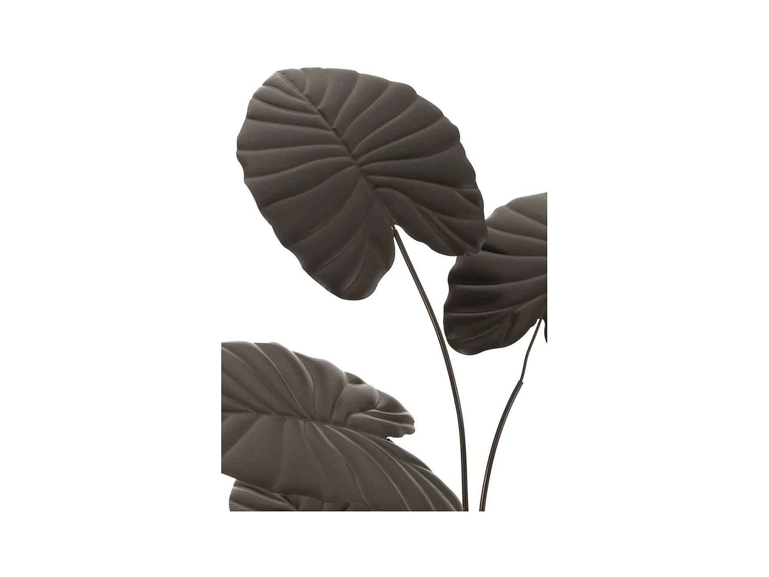 Pianta decorativa in metallo marrone 65x65x142 cm.