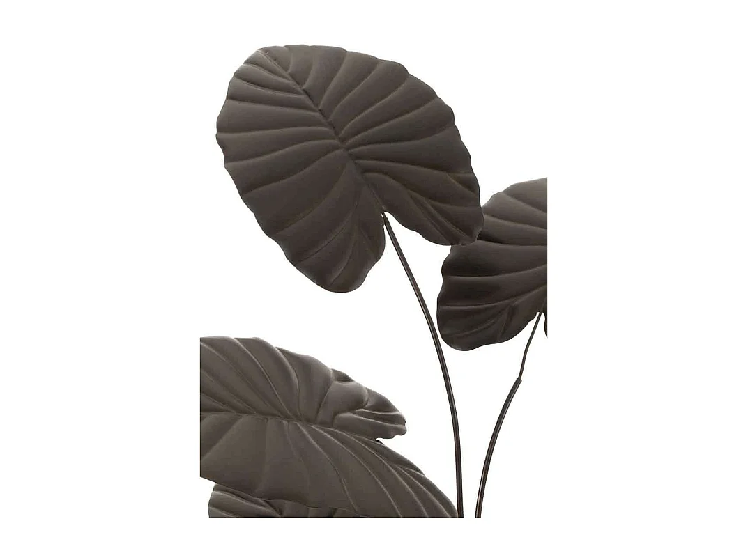 Pianta decorativa in metallo marrone 65x65x142 cm.