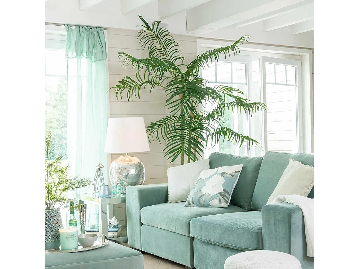 Plante Artificielle "Palmier Bambou" 170cm Vert