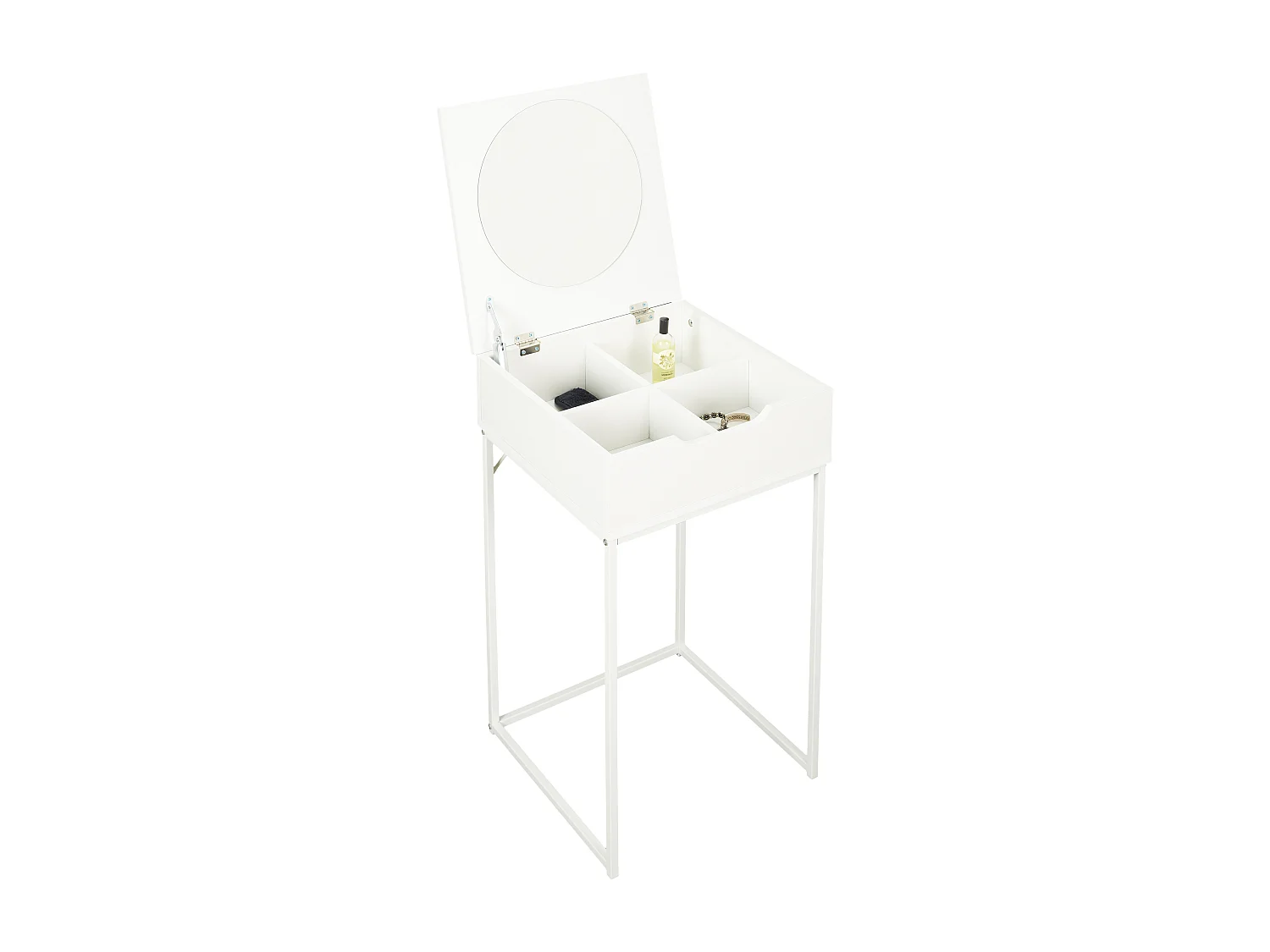 Coiffeuse Abbott Blanc Blanc